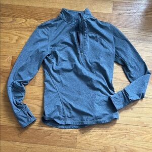 Exertek Charcoal Quarter-Zip Top